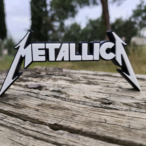Metallica Logo Stand 3D printed new decorative item