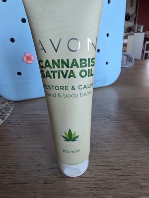 Avon Cannabis Sativa Oil Hand and Body Balm new