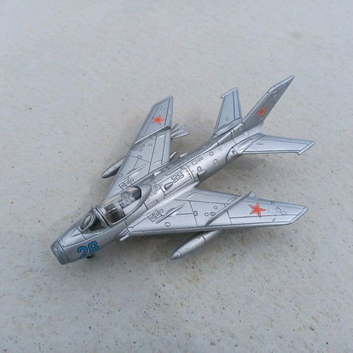 Plastic Mig-19 airplane used with pilot figure