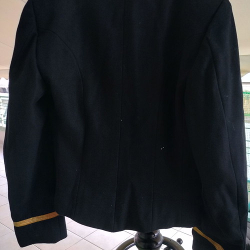 Navy Democracy Jacket used with gold details