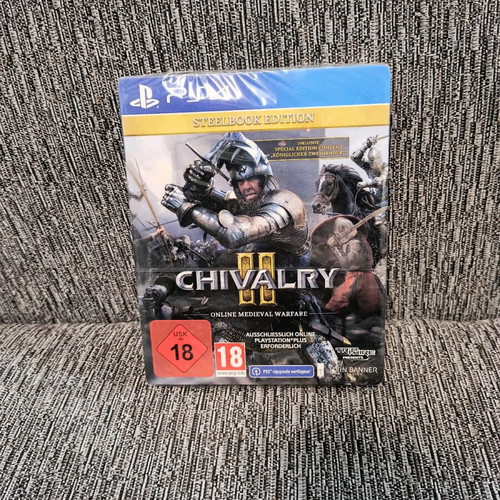 Chivalry 2 Steelbook edition PS4 new, factory sealed