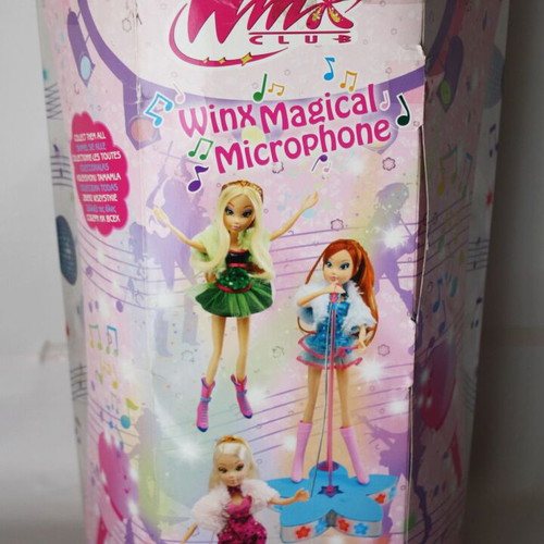 Winx Club 2010 Magical Microphone Flora doll Greek edition new