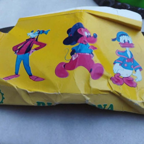 Vintage Walt Disney Plaggona cardboard game box