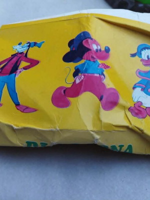 Vintage Walt Disney Plaggona cardboard game box