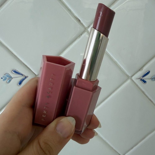 Fenty Glossbomb Stick used, shade Is It Fussy dark pink