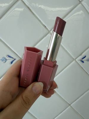 Fenty Glossbomb Stick used, shade Is It Fussy dark pink