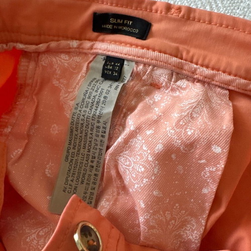 Massimo Dutti shorts bermuda used orange XXL 44 16