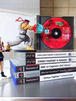 Street Fighter φιγούρες καινούργιες, σετ 6, PVC
