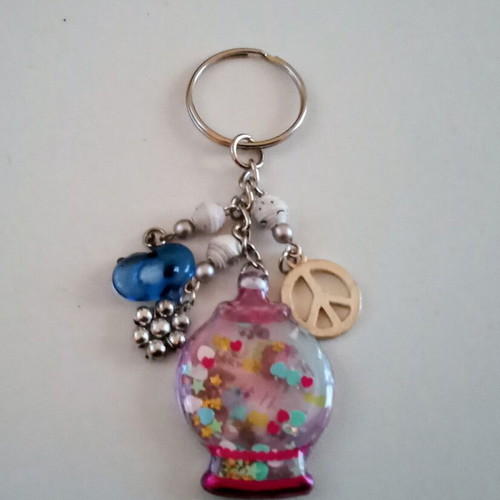Handmade colorful keychain pendant new