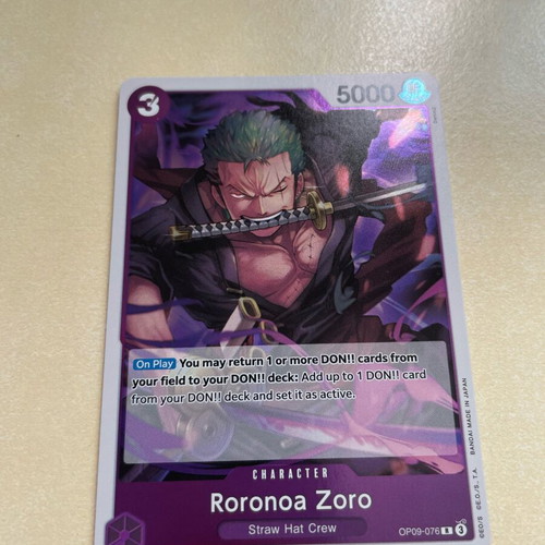 One Piece TCG Roronoa Zoro like new
