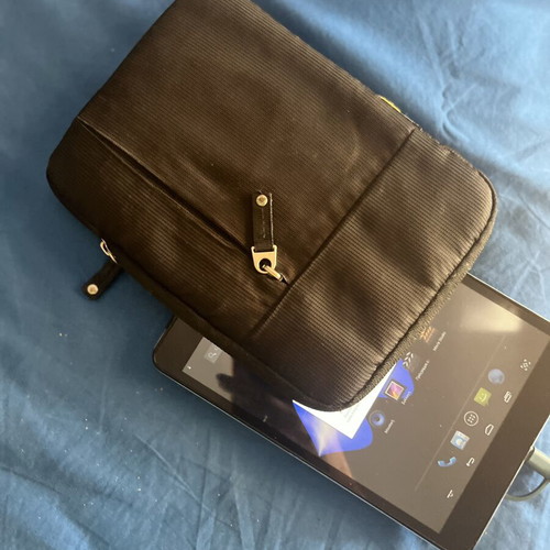 Tablet used with case included