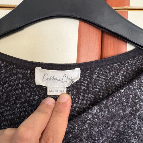 Cotton Club Oversized Black Knitwear Size M Like New