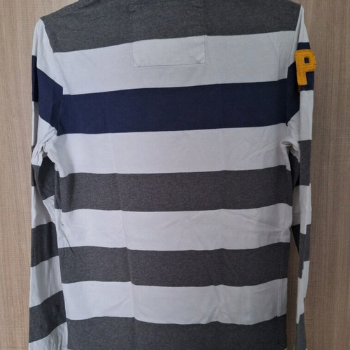 Superdry striped men's polo size Medium like new