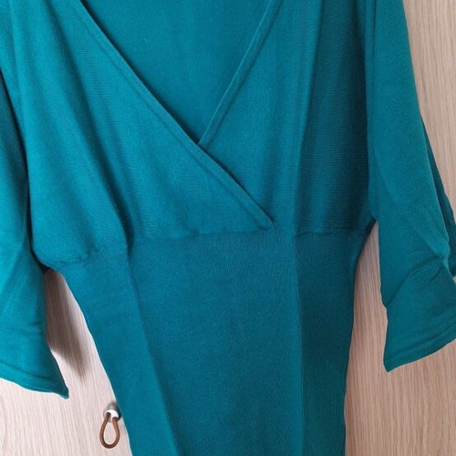 H&M women's blouse like new, green, size M