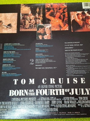 Born On The Fourth Of July Motion Picture Soundtrack Album LP μεταχειρισμένο, rock