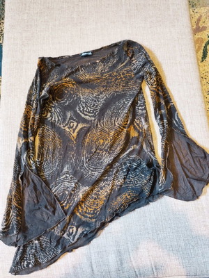 Vintage women's net with sleeve openings size S
