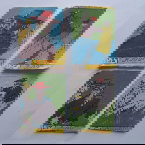 Χαρτάκια χάπα χούπα μεταχειρισμένα, πακέτο 4, γουέστερν