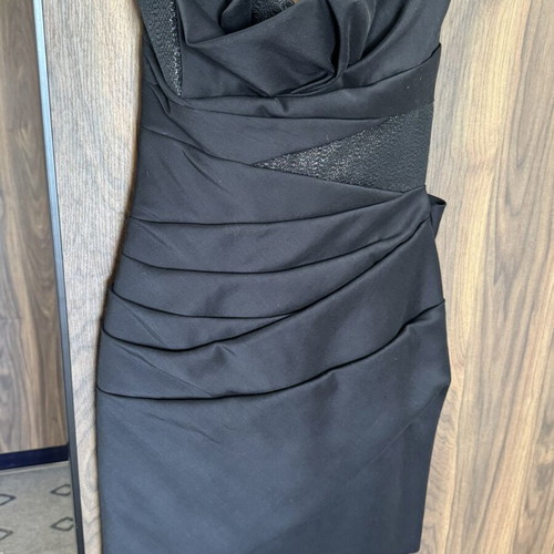 Viktor & Rolf Black Dress 2010 Limited Edition strapless mini dress