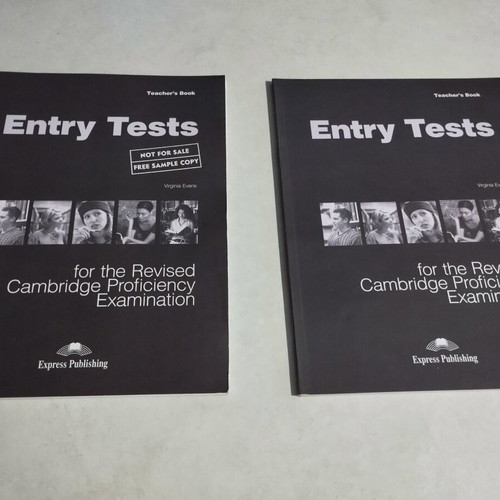 Entry Tests CPE Proficiency Teacher's Book set of 2 new, Express Publishing