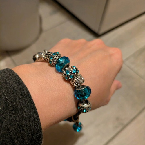 Constellation women's bracelet new, blue turquoise