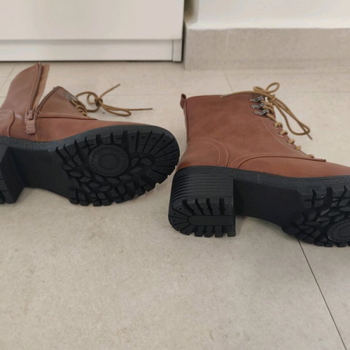 Women's brown ankle boots size 36 new