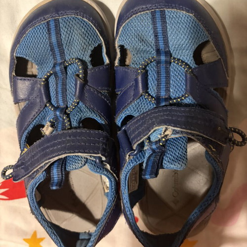 Columbia summer sandals size 32 used, blue