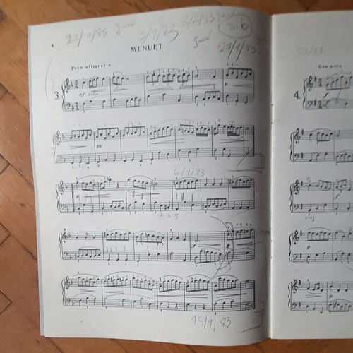 Bach To Proto Mpach piano exercise book used