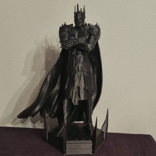 Sauron figure 3d print with PLA, new, 21cm height with base
