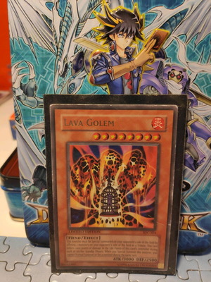 Lava Golem IOC-SE4 Ad #2 used card with creases