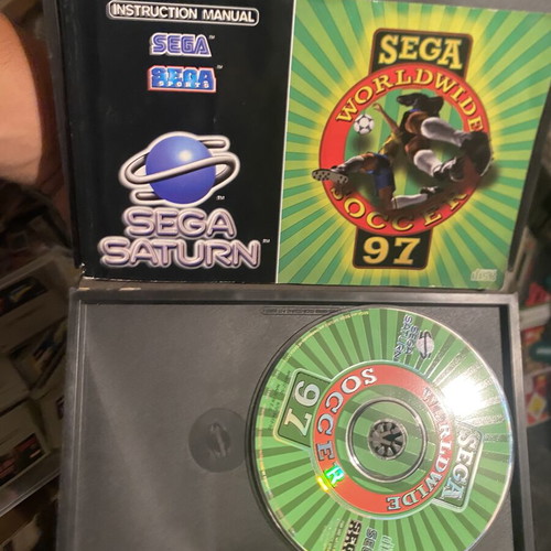 Worldwide Soccer 97 Sega Saturn game like new