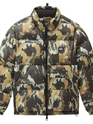 Dickies Crafted Camo Jacket new, men's M-L, polyester