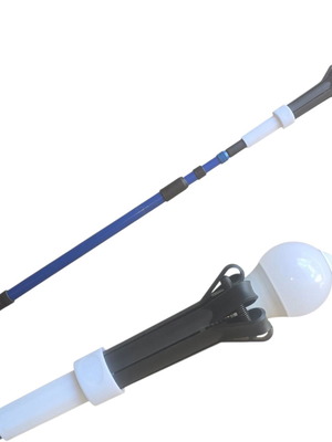 Telescopic pole for lamp change 90-125cm new