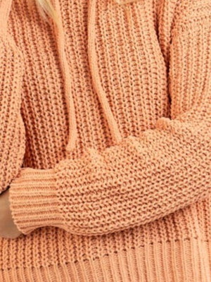 Billabong M oversized hoodie new, bright orange melon