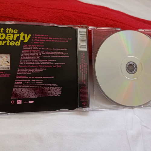 P!nk Get The Party Started Enhanced CD Single 2001
