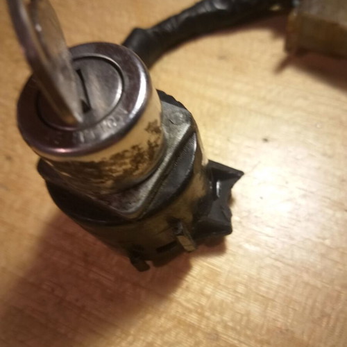Central switch used for Honda C50 moped round headlight 6 volt