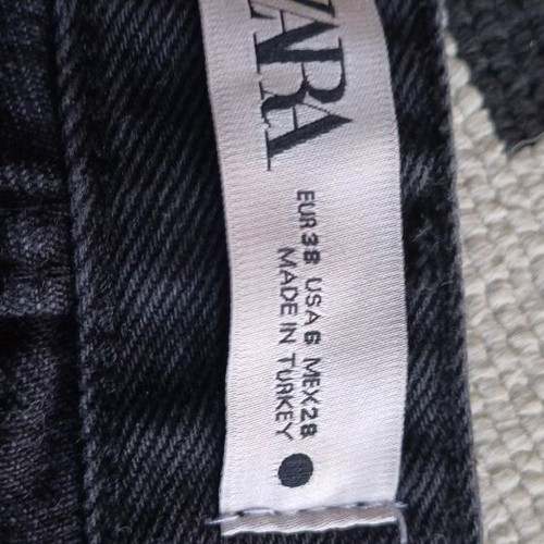 Zara high-waisted jeans like new, black, size M/38/10