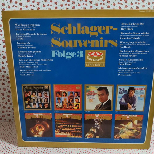 Schlager Souvenirs volume 3 vinyl record
