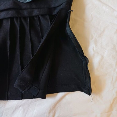Vintage sleeveless blouse used, black, size M