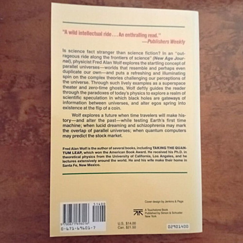 Fred Alan Wolf Collection of 8 Books on Quantum Physics and Consciousness like new