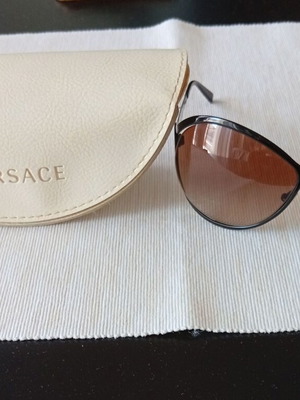 Слънчеви очила Versace, кафяви