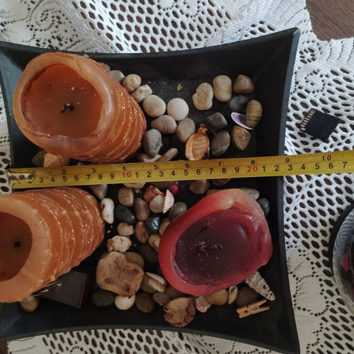 Decorative candle set used