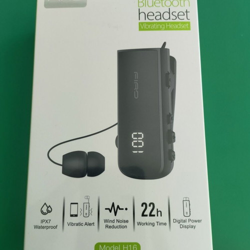 Firo H16J In-ear Bluetooth Handsfree clip-on headset like new