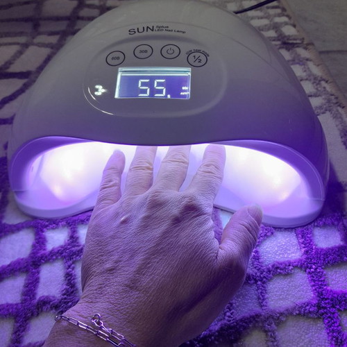 Nail lamp new with touch sensor and fan