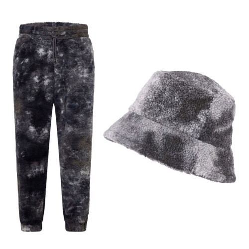 About You x Rewinside men's fleece joggers and bucket hat new, size M