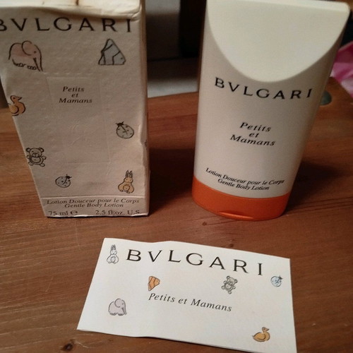 Bulgari Petits et Mamans body lotion like new, 75 ml