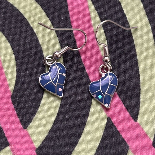 Set of 7 pairs of colorful dangling earrings new