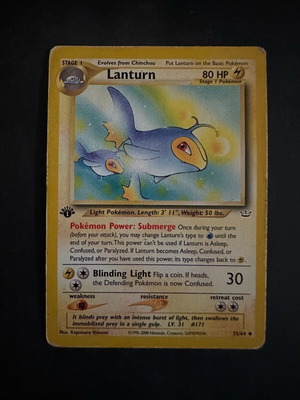 Pokemon Lanturn (32/64) Neo Revelation like new