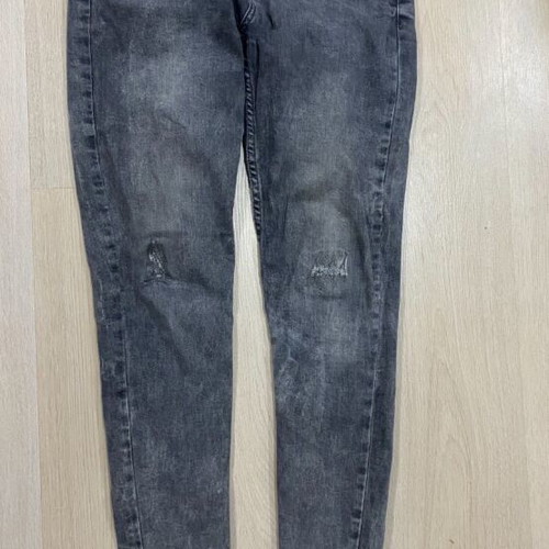 Bershka gray skinny jeans size 38 used