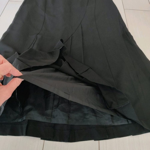 Women's Vintage Pleated Skirt Black Like New XS/S