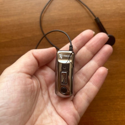 I Tech hands free used, cracked on the side with charger